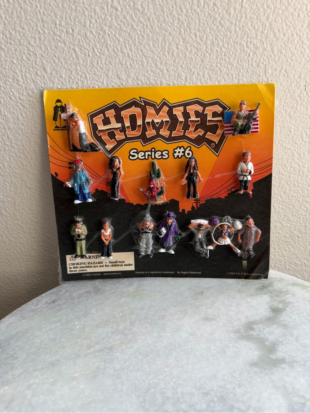 Homies Series 6 sealed 2002 Boxed Miniature Plastic Urban Collectible Figurine